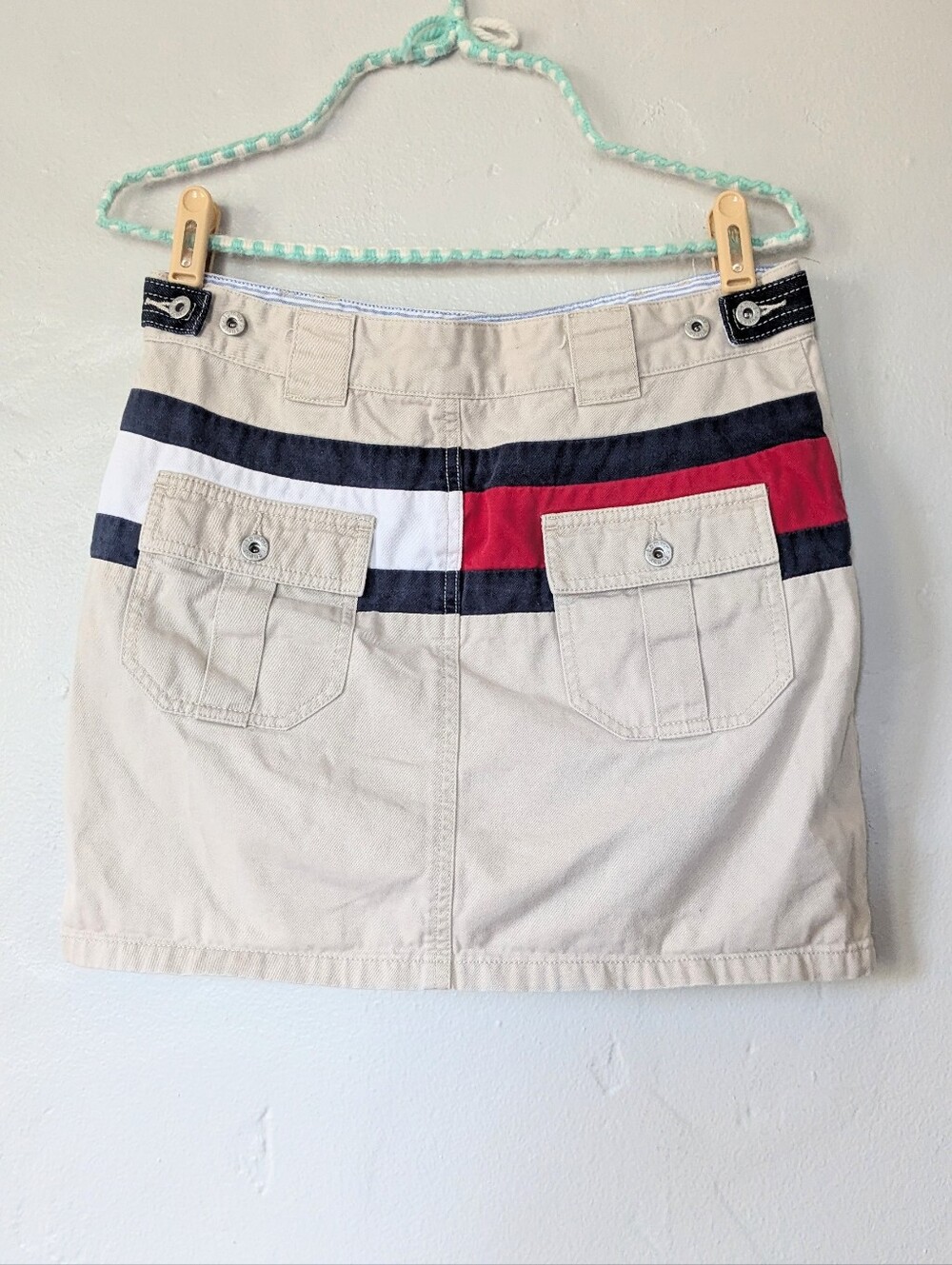 Tommy Girl Khaki Utility Cargo Mini Skirt – Size Medium